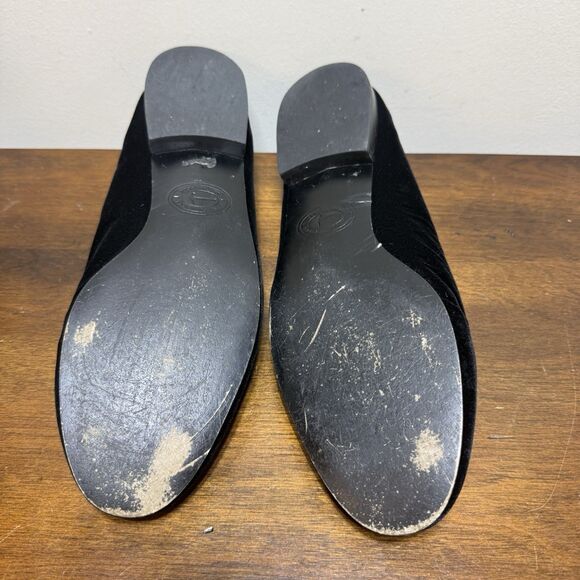 A. Marinelli Martini Cocktail Embroidered Velvet Loafer Slip On Shoes 9.5 - Picture 7 of 8